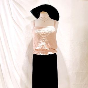 American Eagle Embroidered Tank Top